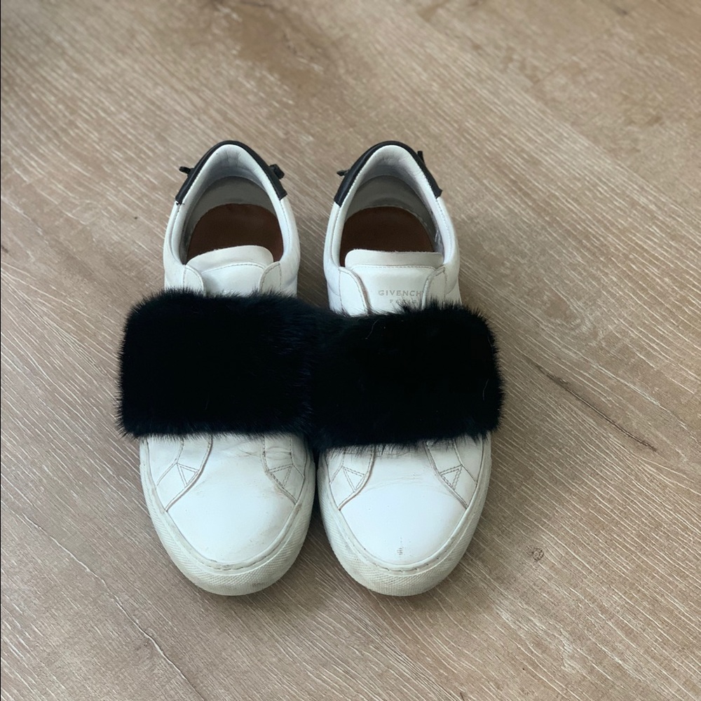 Givenchy Mink Fur Sneakers